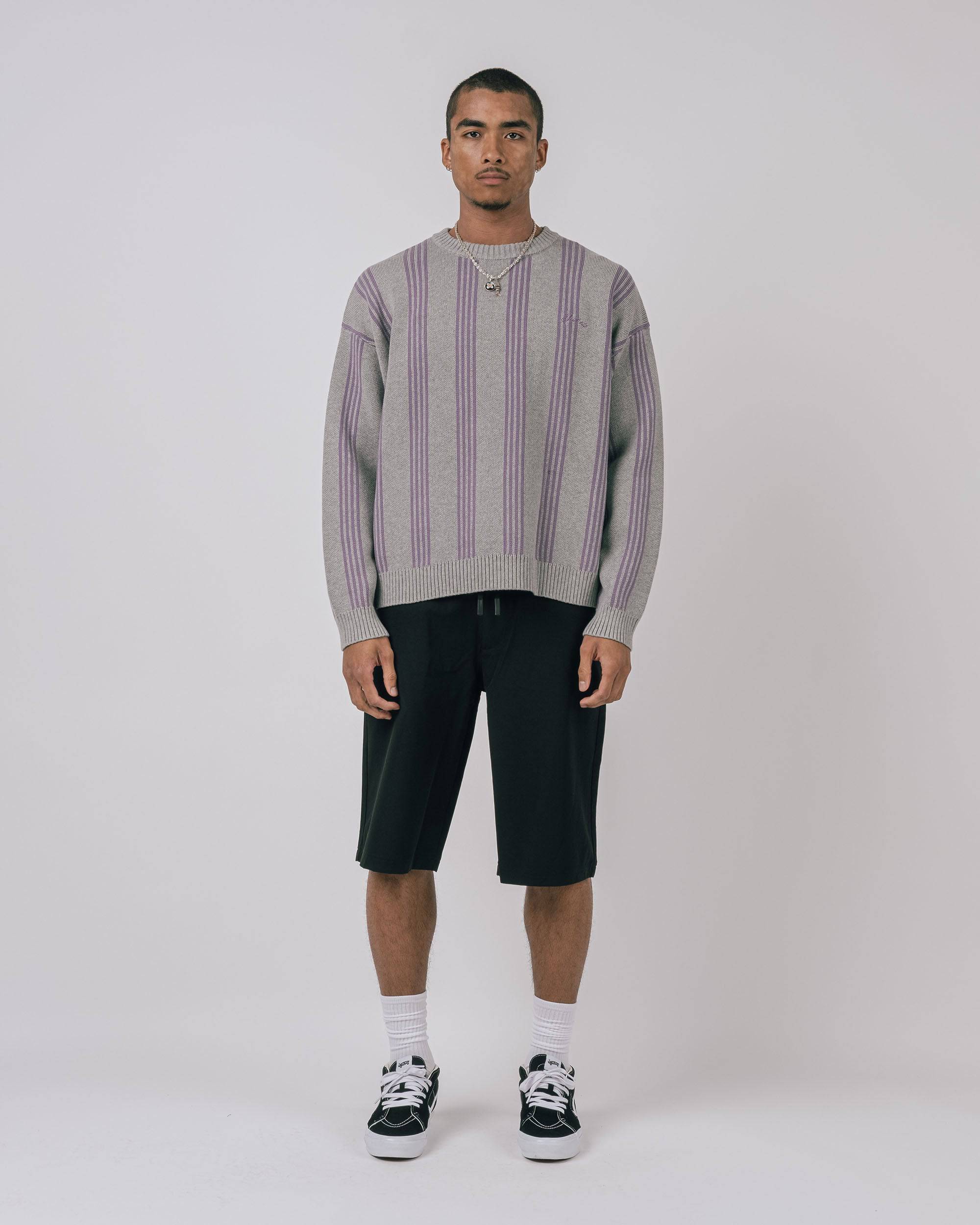 Beckford L/S Knit Crewneck Sweater - Students Golf