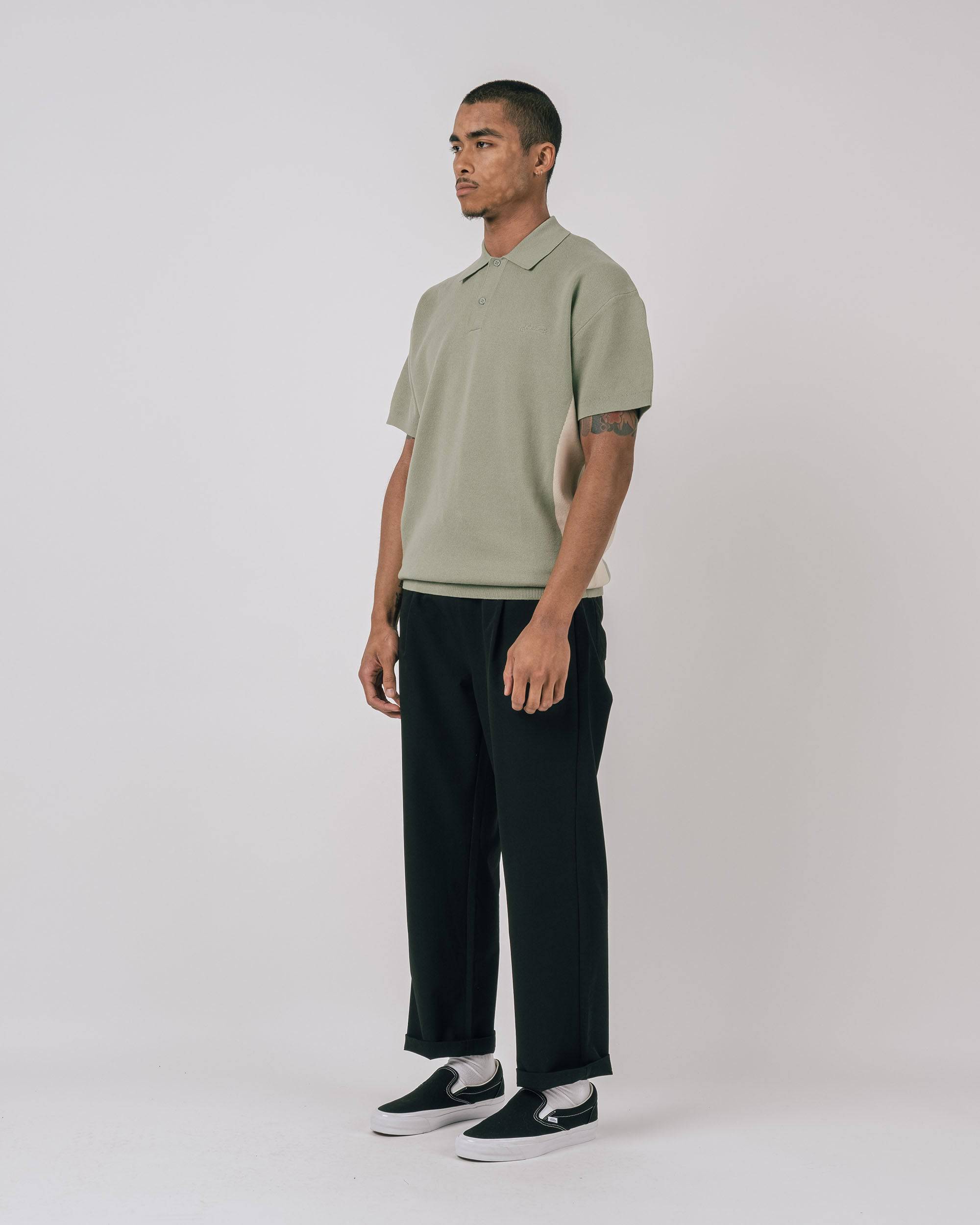 Newton S/S Knit Polo Sweater - Students Golf