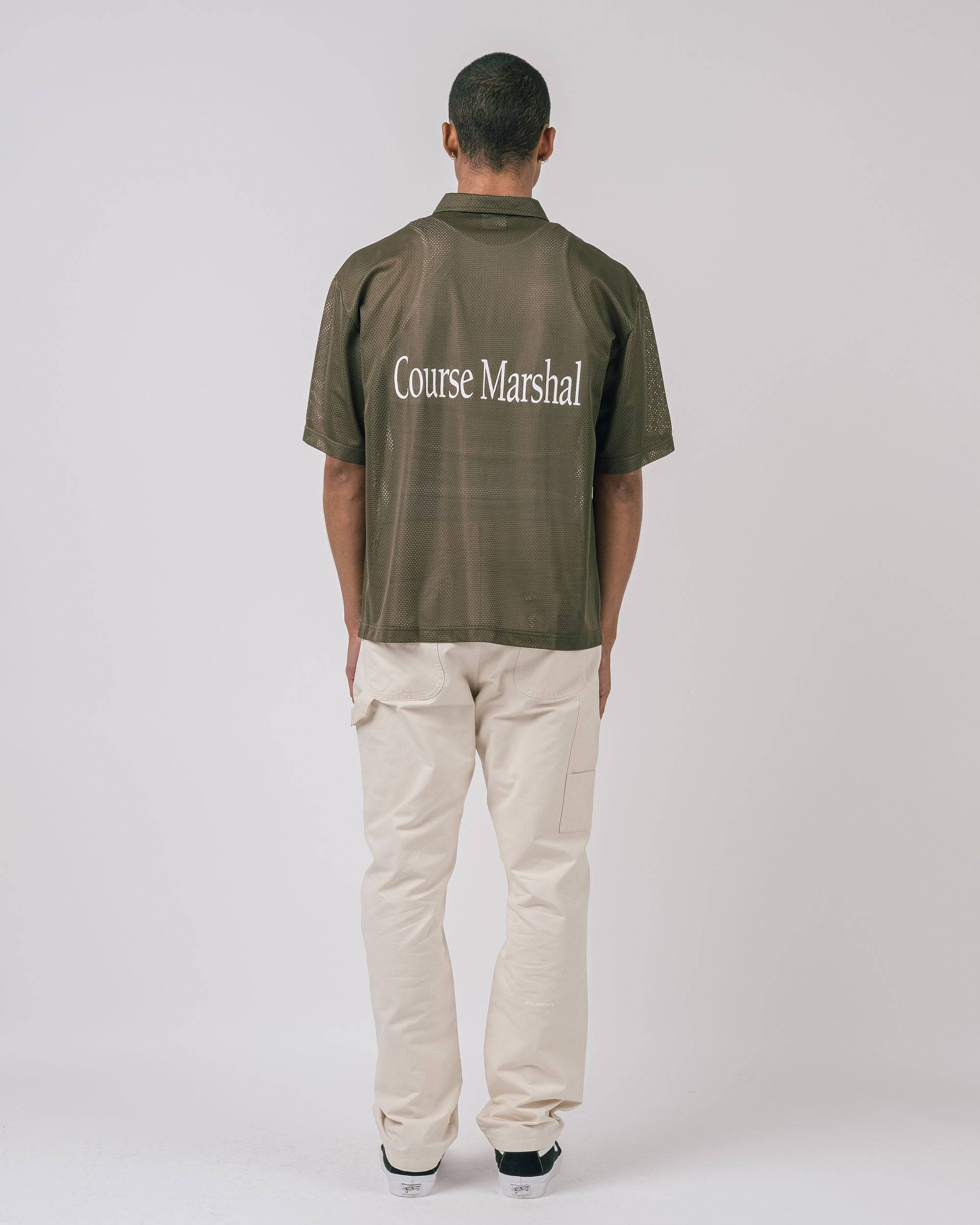 Course Marshal S/S Mesh Zip Polo - Students Golf