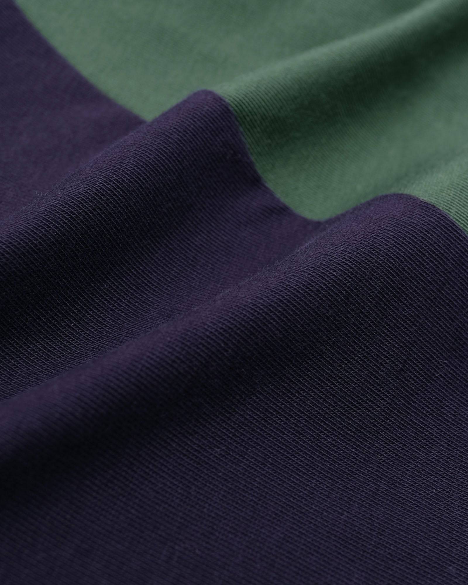 Assistant Jersey Zip Polo Shirt in navy - front view