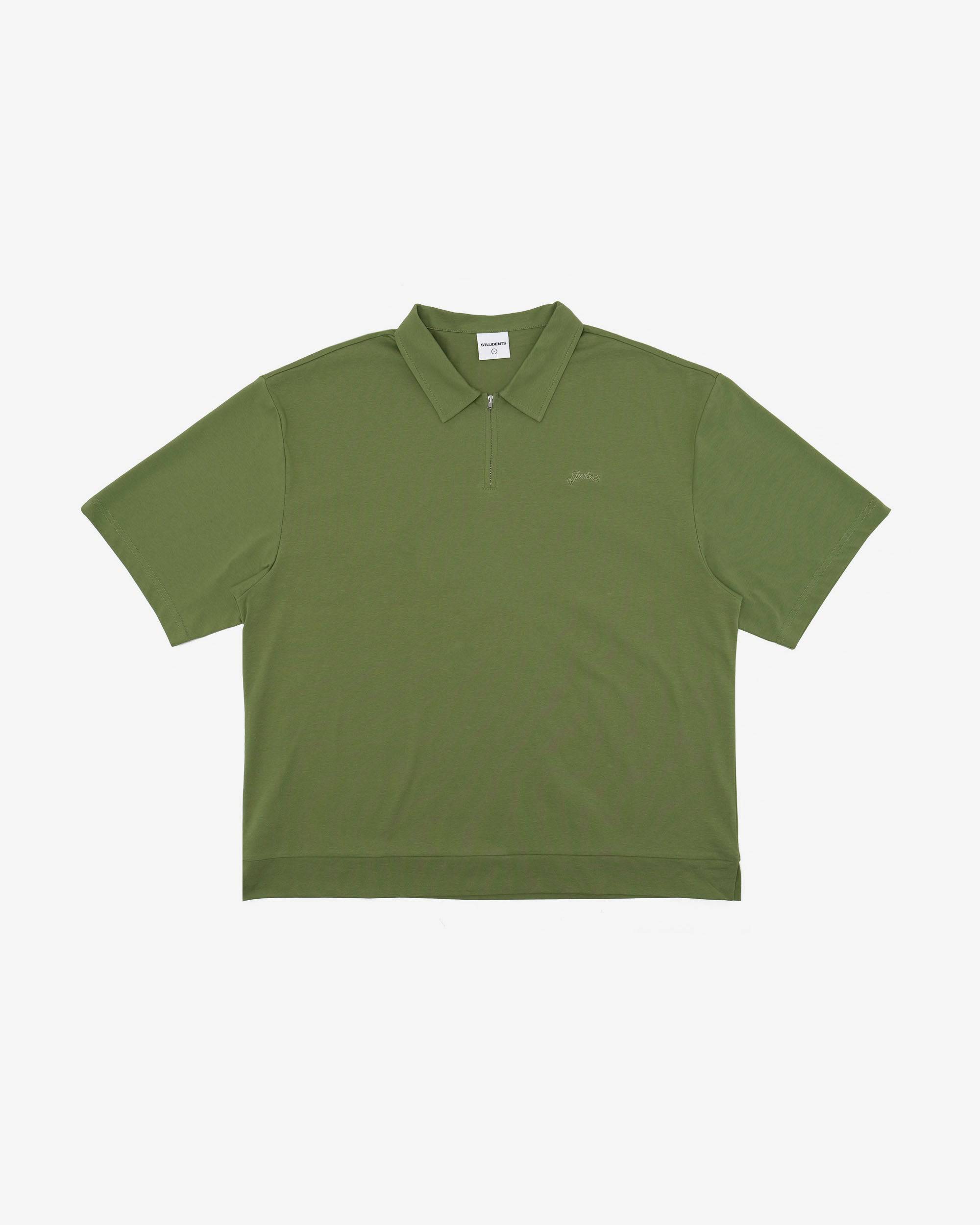 Lanser S/S Jersey Zip Polo Shirt - Students Golf