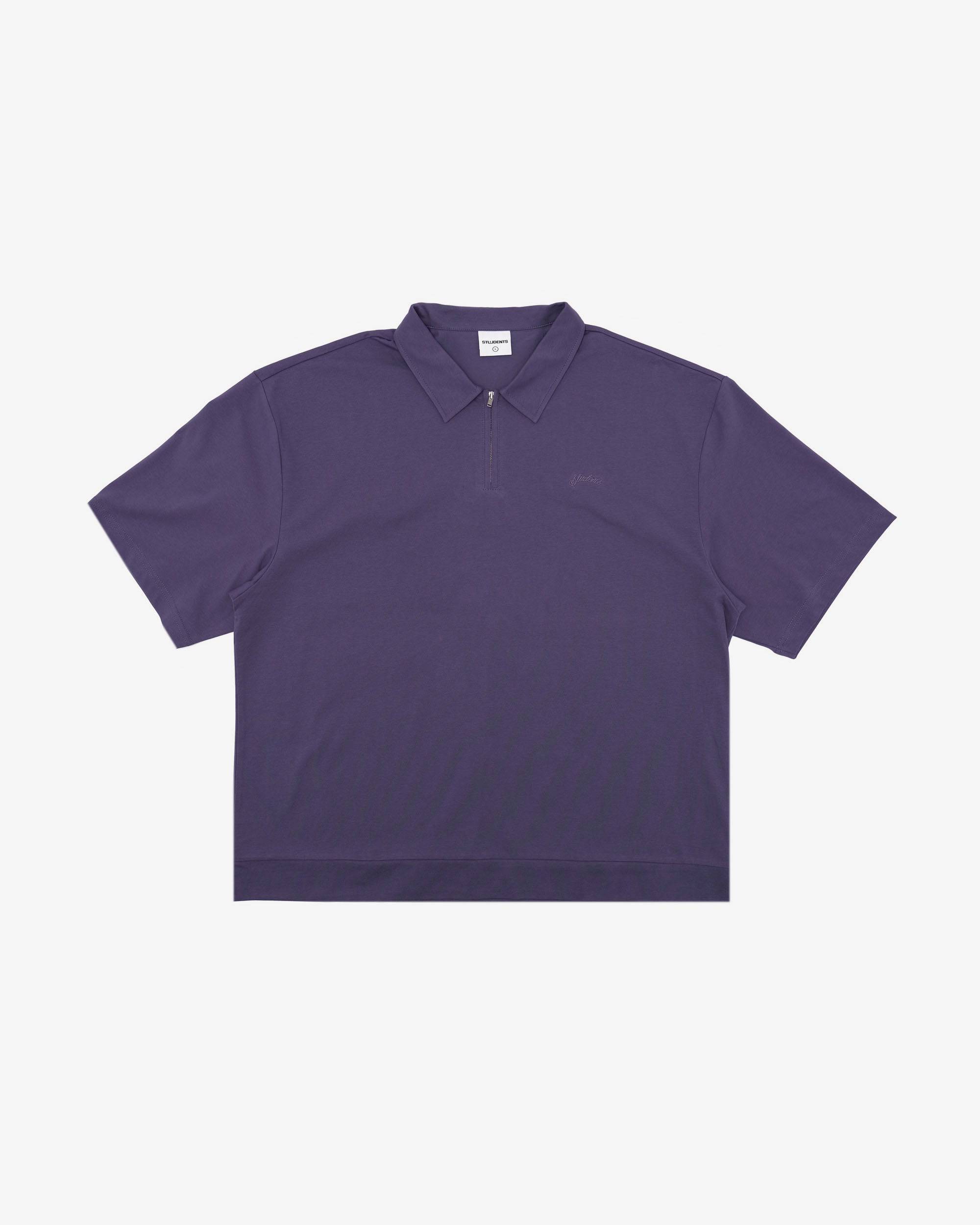 Lanser S/S Jersey Zip Polo Shirt - Students Golf