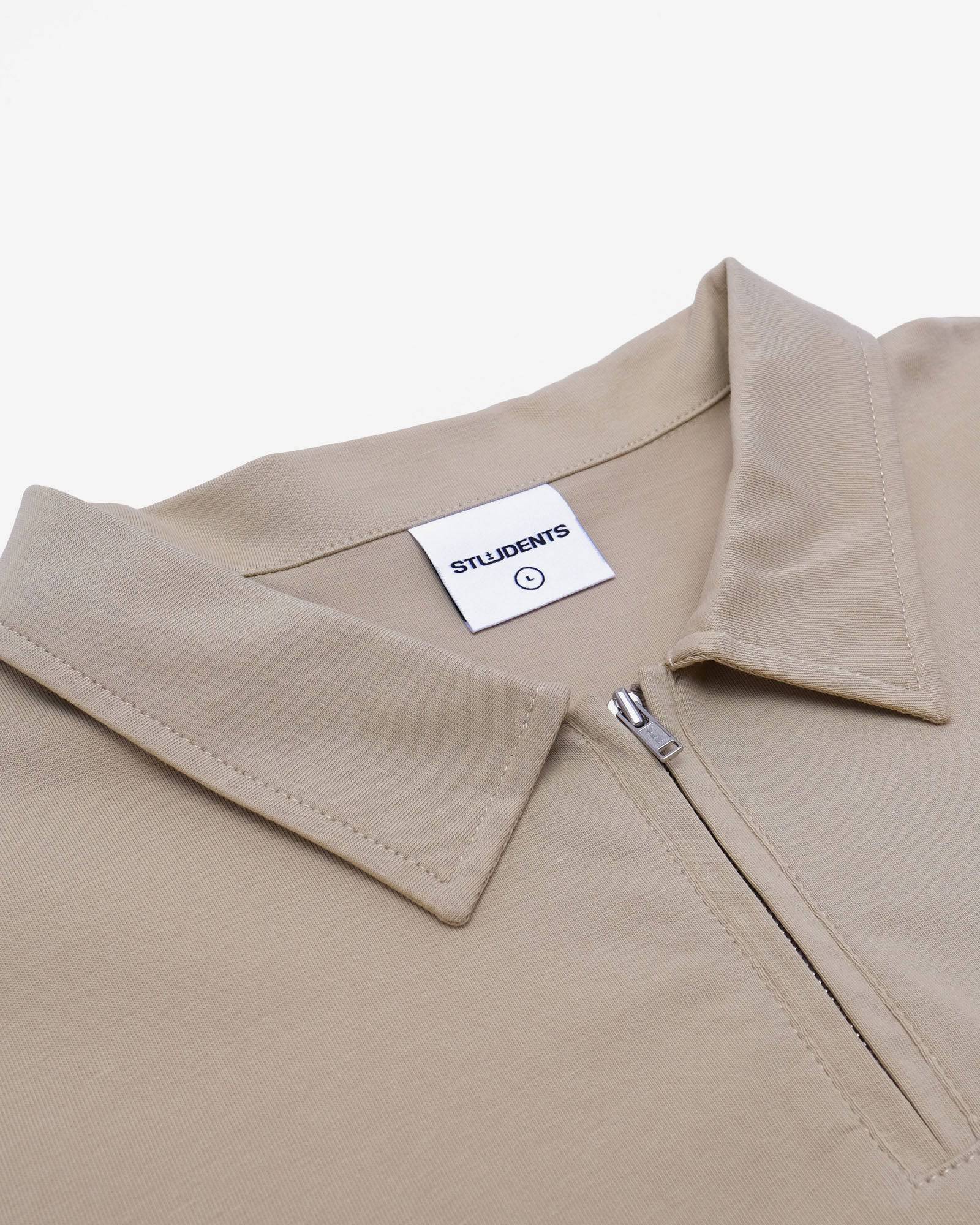 Lanser S/S Jersey Zip Polo Shirt - Students Golf