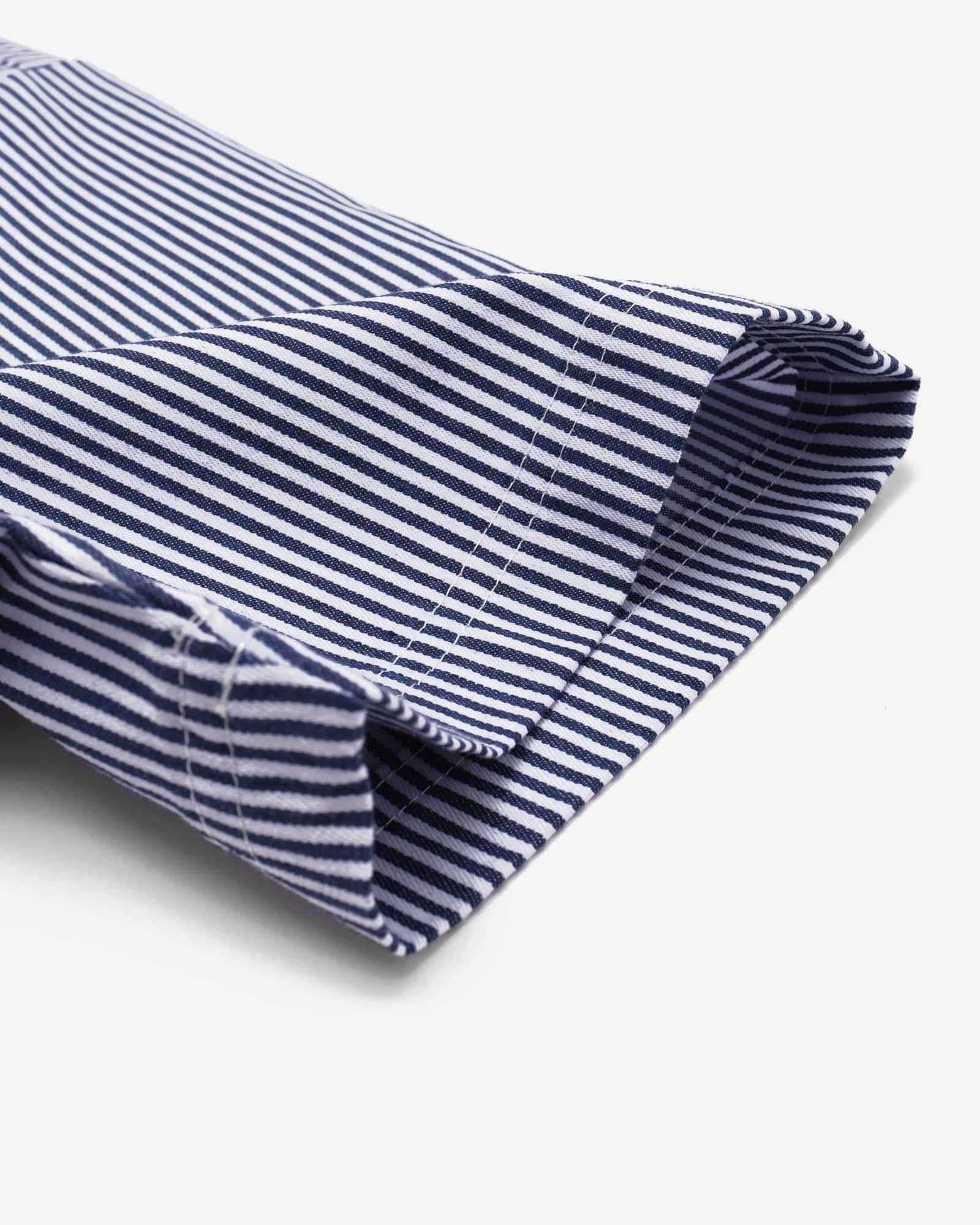 Reymon S/S Stripe Oxford Button-Up Shirt - Students Golf