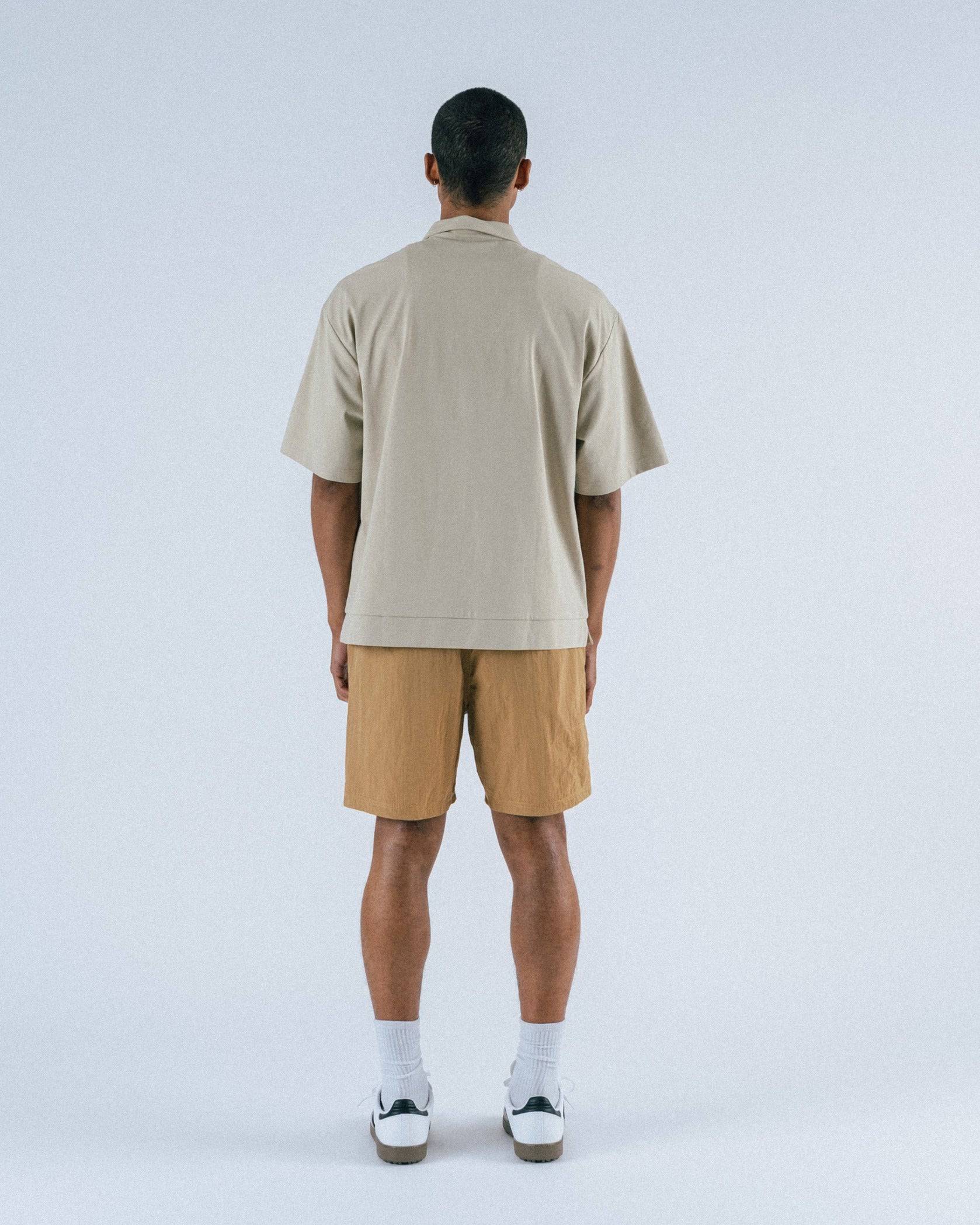 Lanser S/S Jersey Zip Polo Shirt - Students Golf