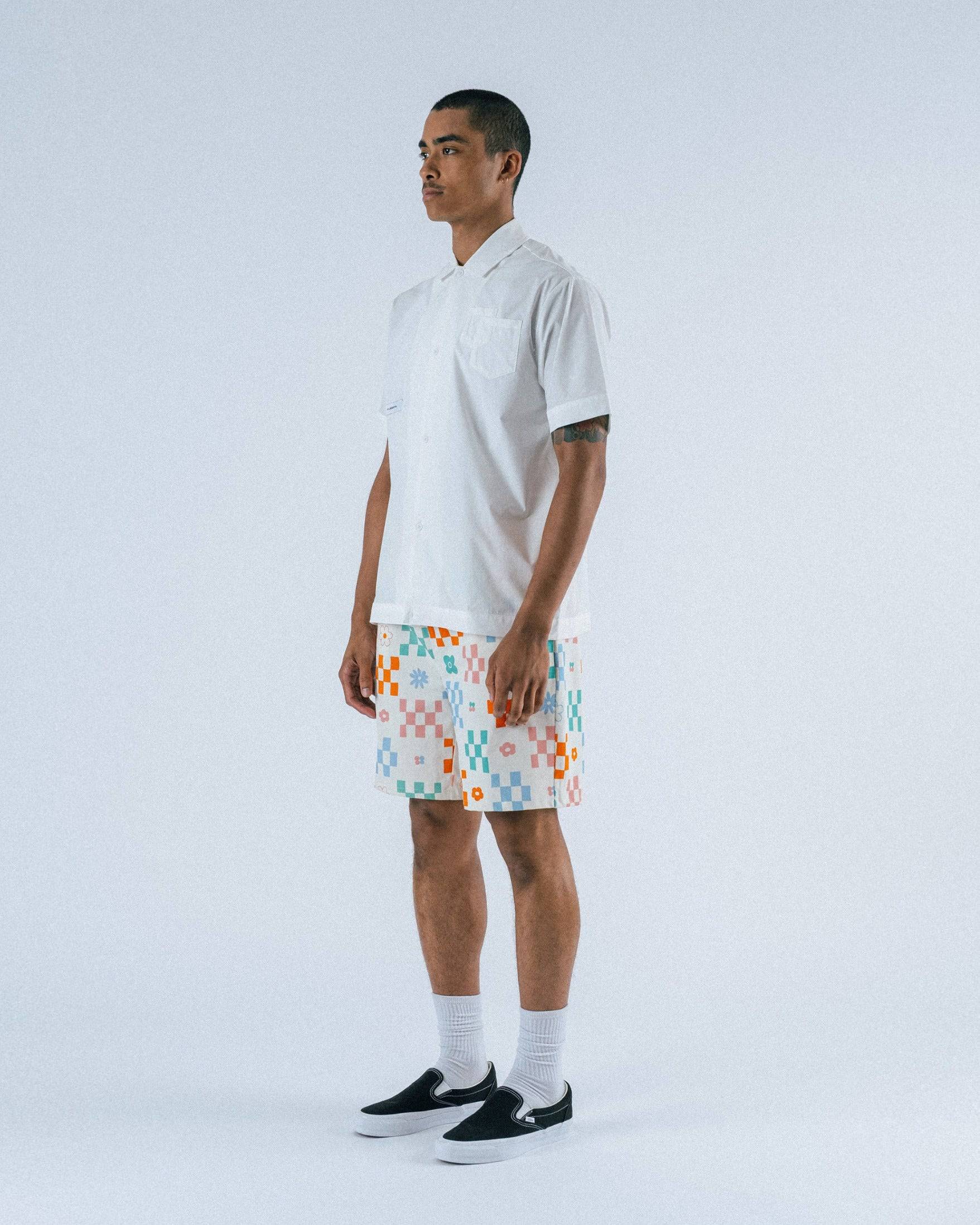 Oxford S/S Poplin Button-Up Shirt - Students Golf