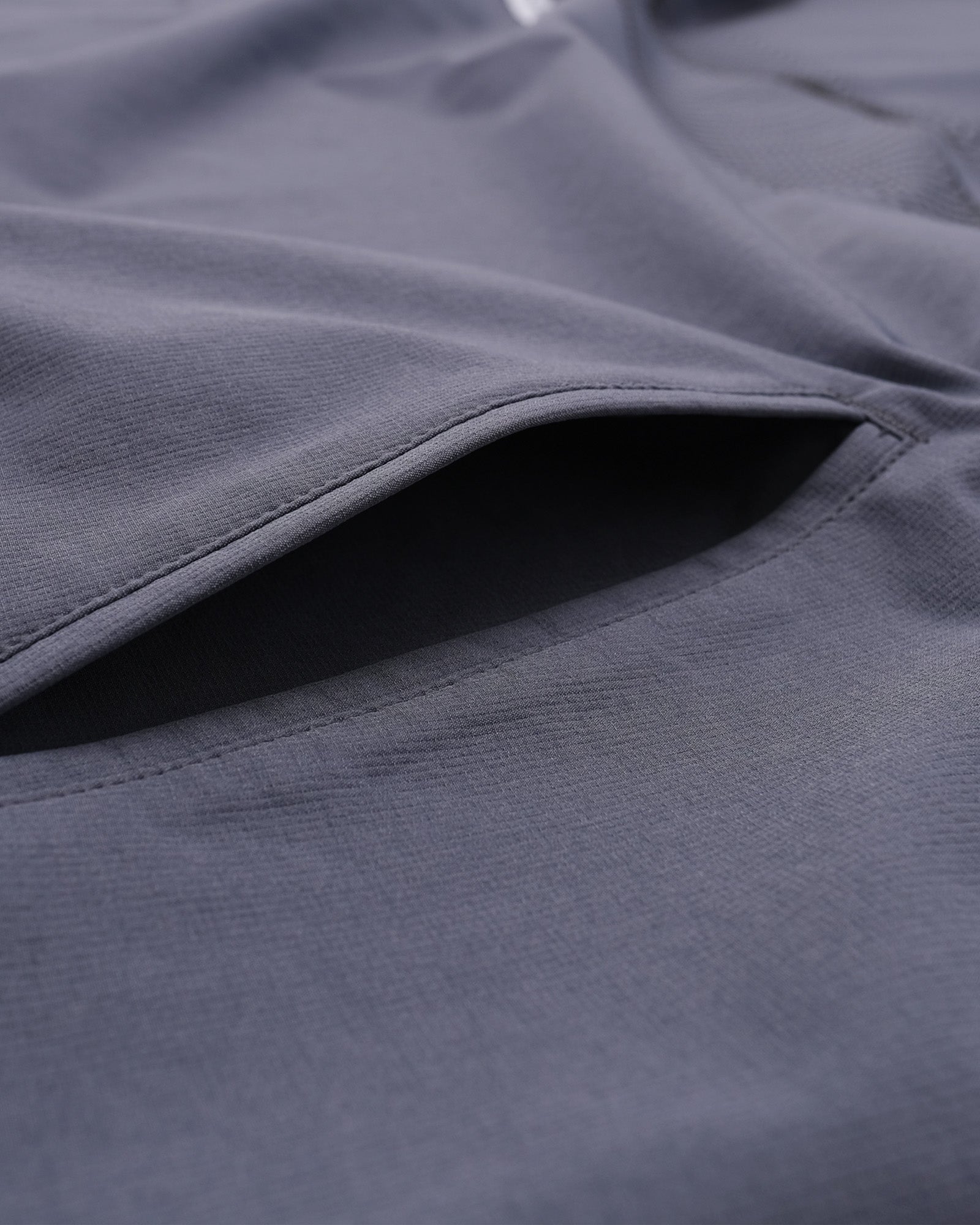 Close-up of a dark gray fabric texture