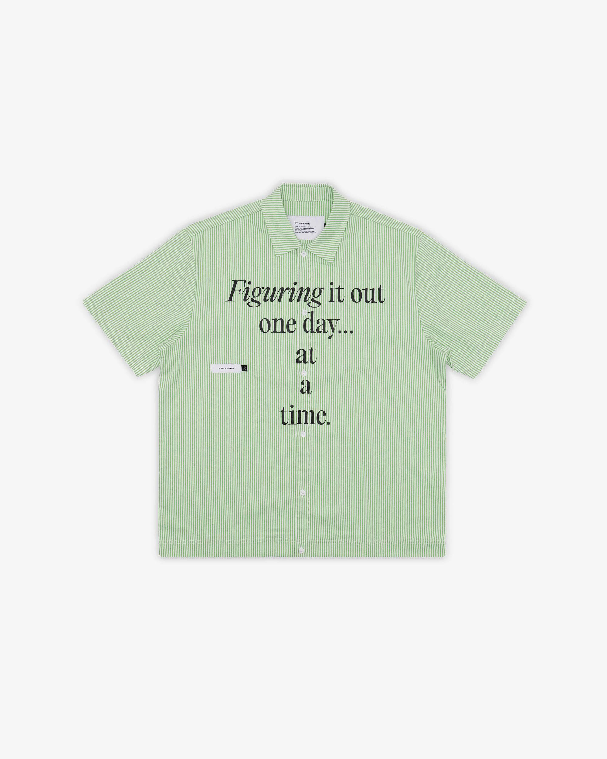 Reymon S/S Stripe Oxford Button-Up Shirt - Students Golf