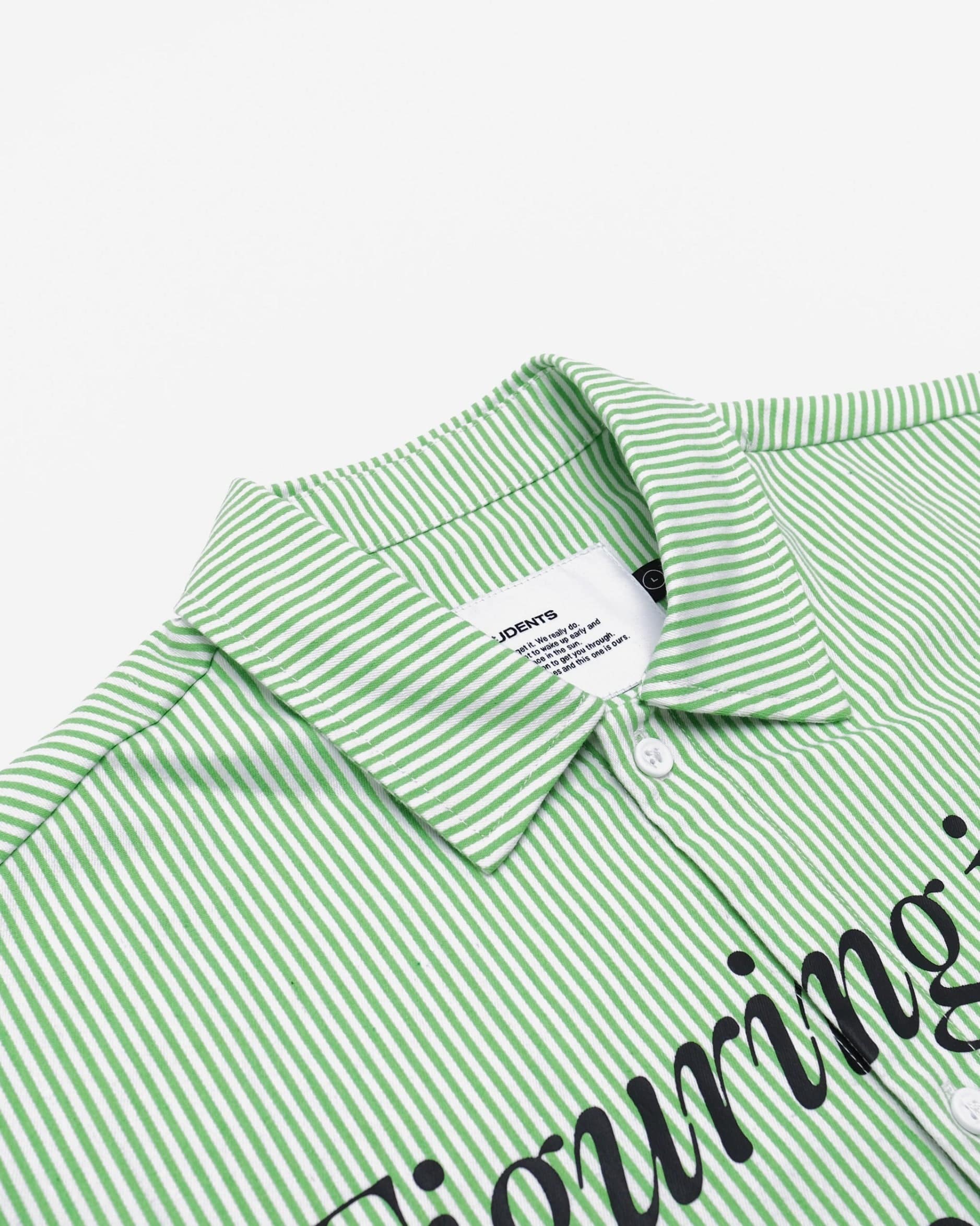 Reymon S/S Stripe Oxford Button-Up Shirt - Students Golf