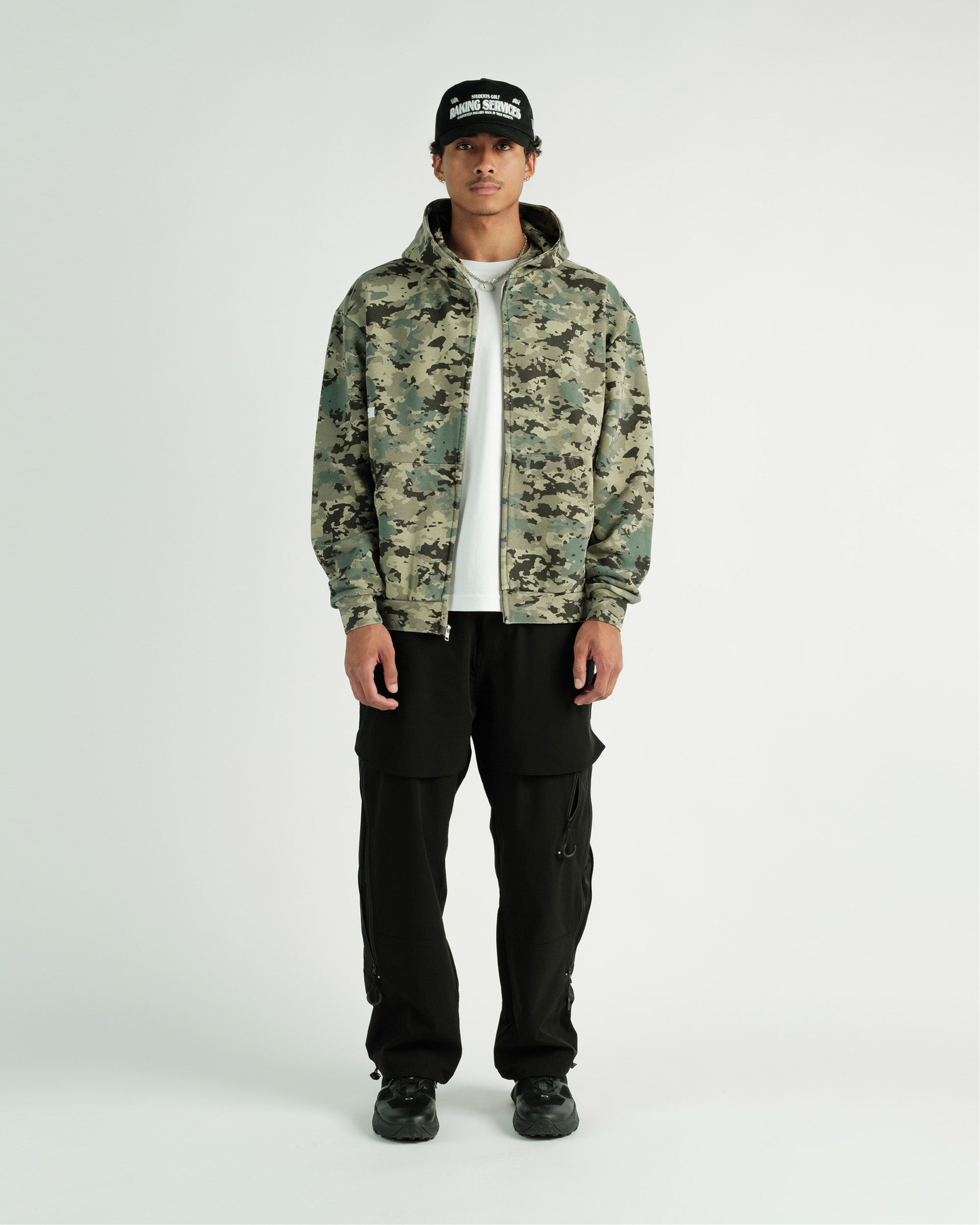 Students Golf - Grantsville Camo Zip Hoodie