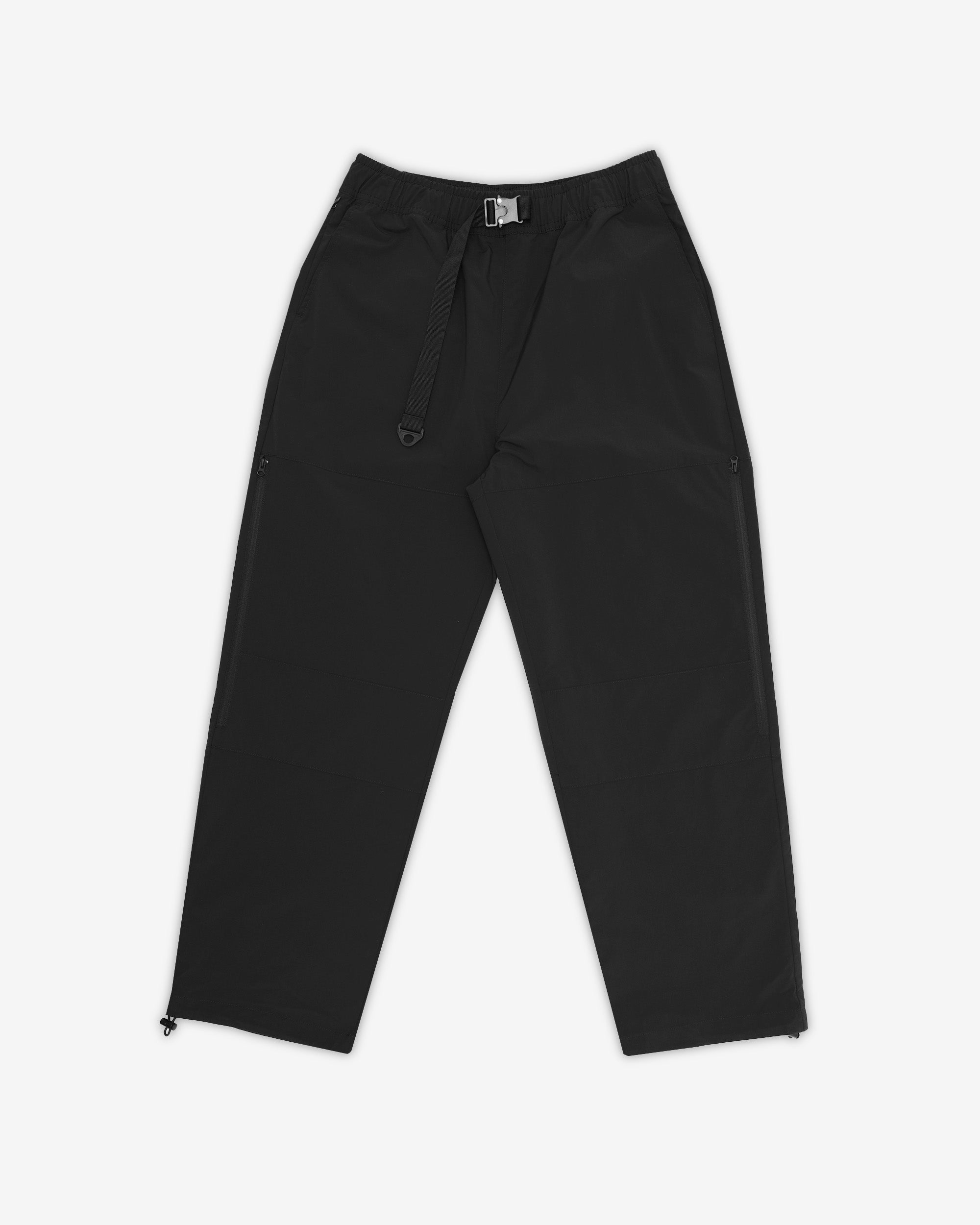 Black pants on a white background