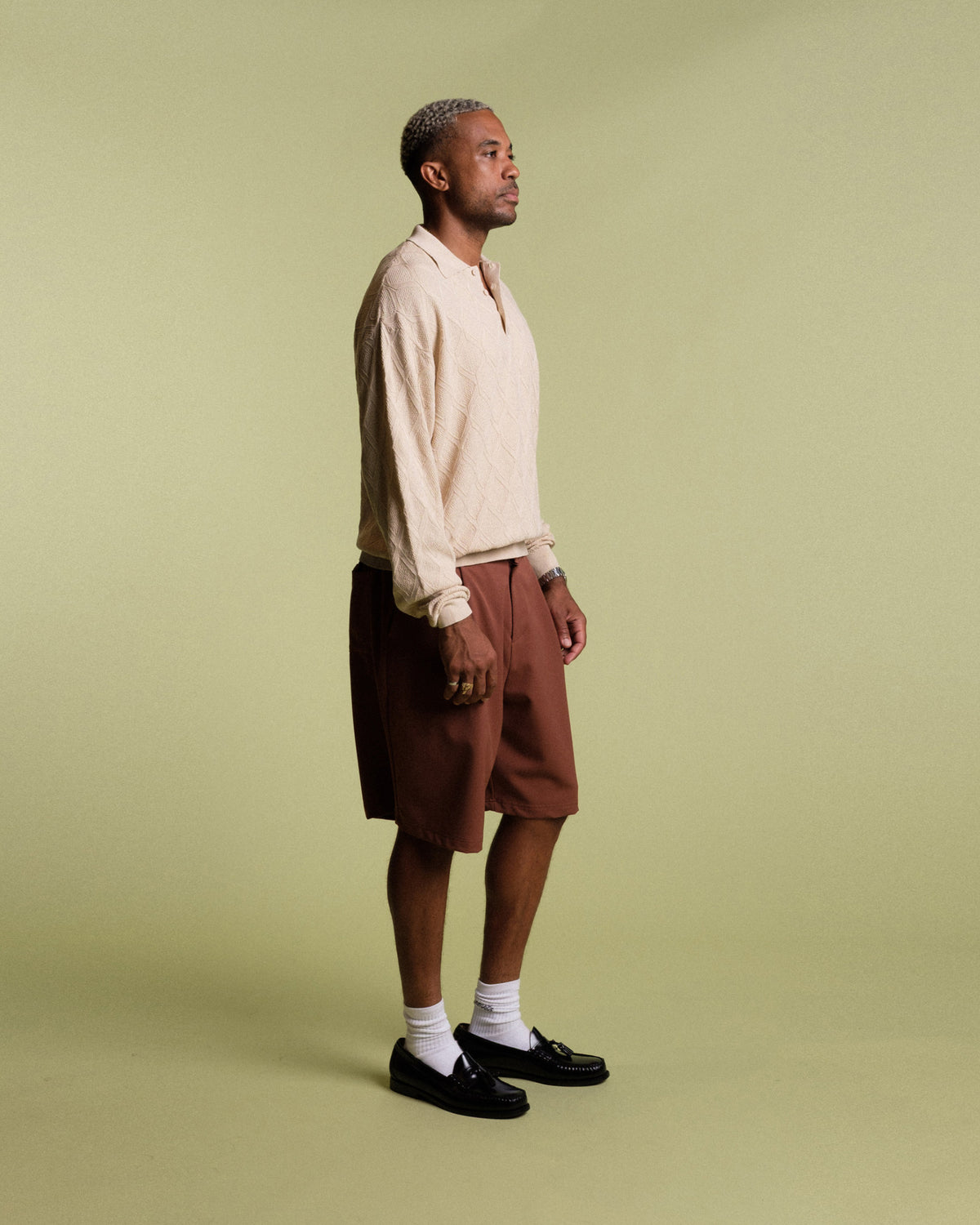 Carlsbad Knit L/S Polo Sweater