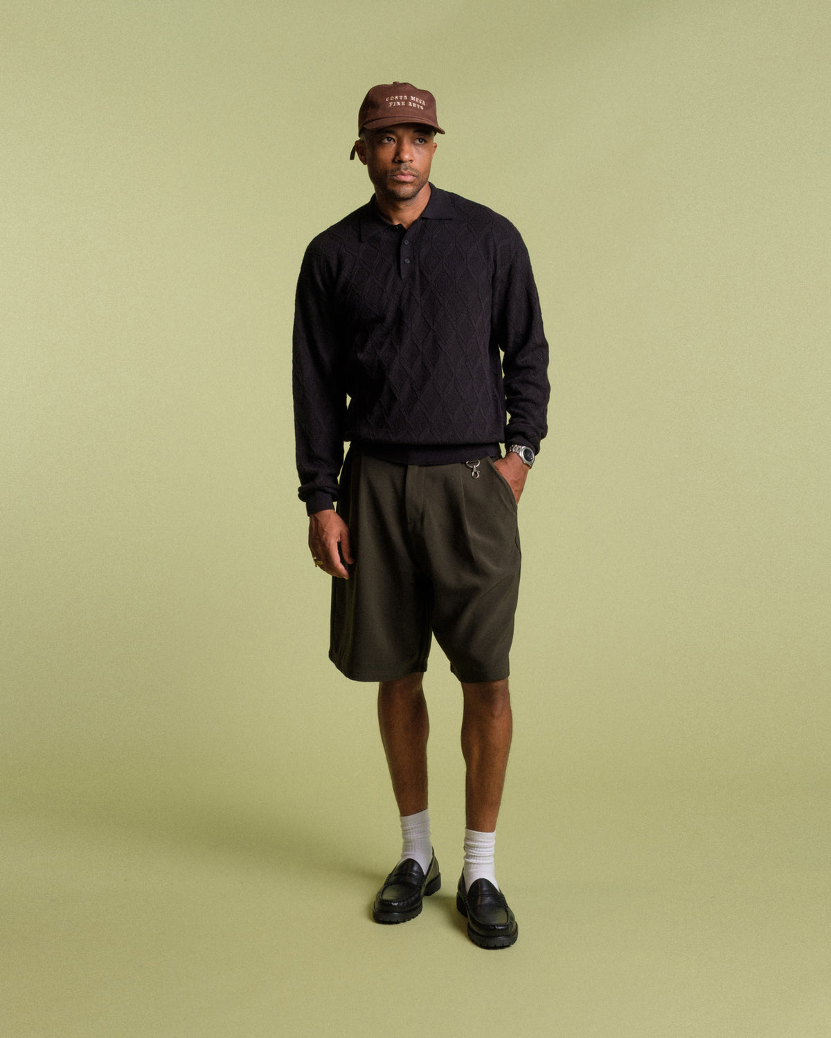 Carlsbad Knit L/S Polo Sweater