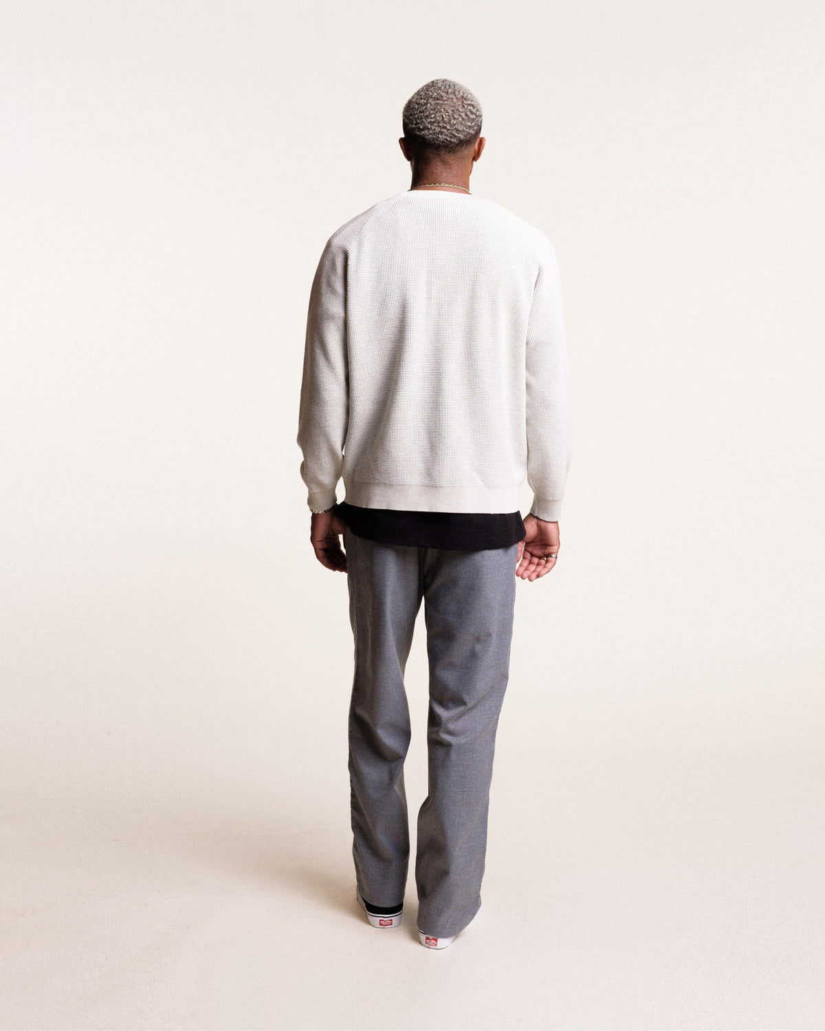 Irvine Waffle Knit Crew Sweater