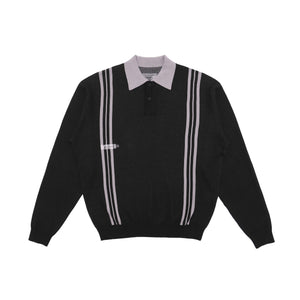 Sutton L/S Sweater Polo Shirt