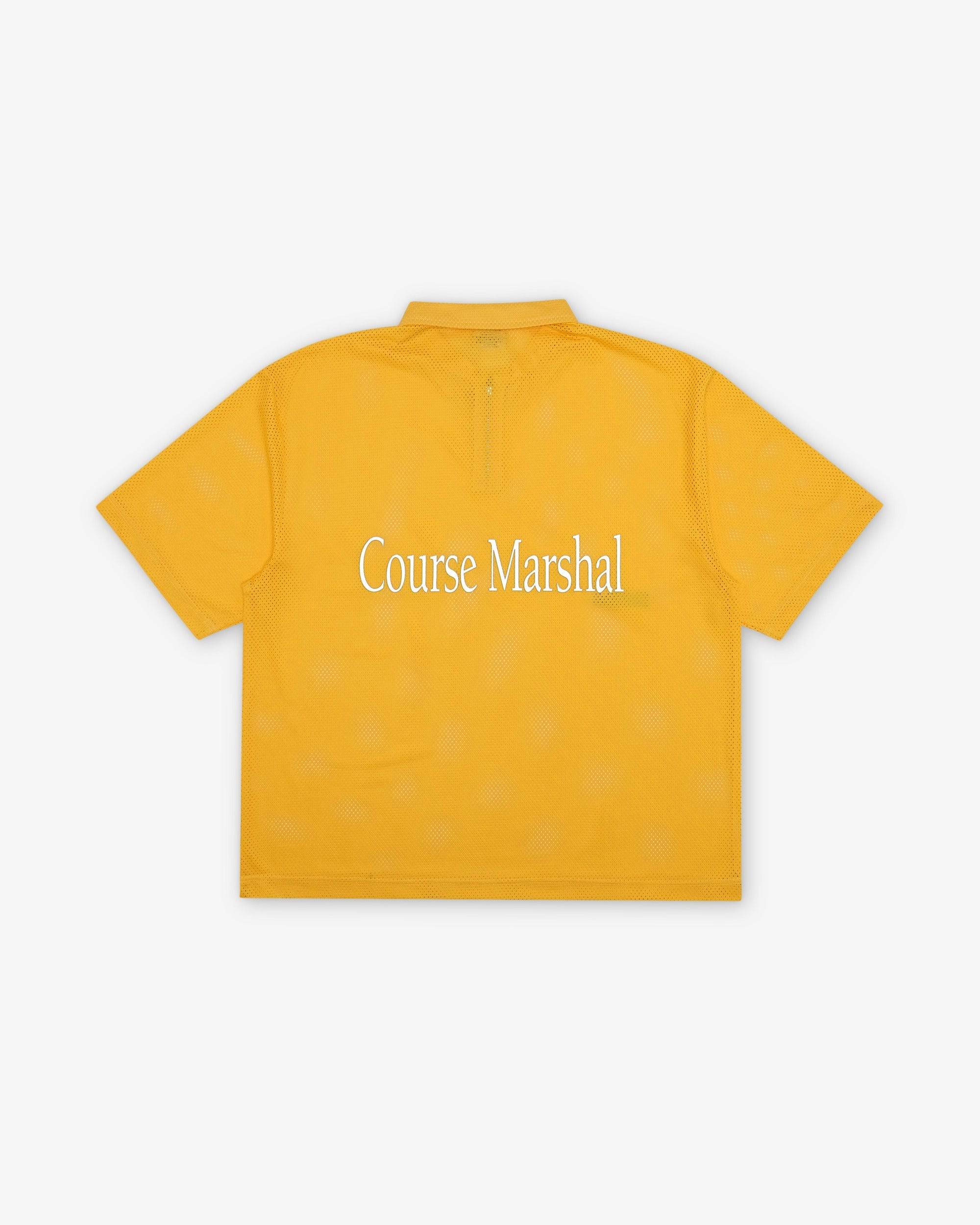 Course Marshal S/S Mesh Zip Polo - Students Golf