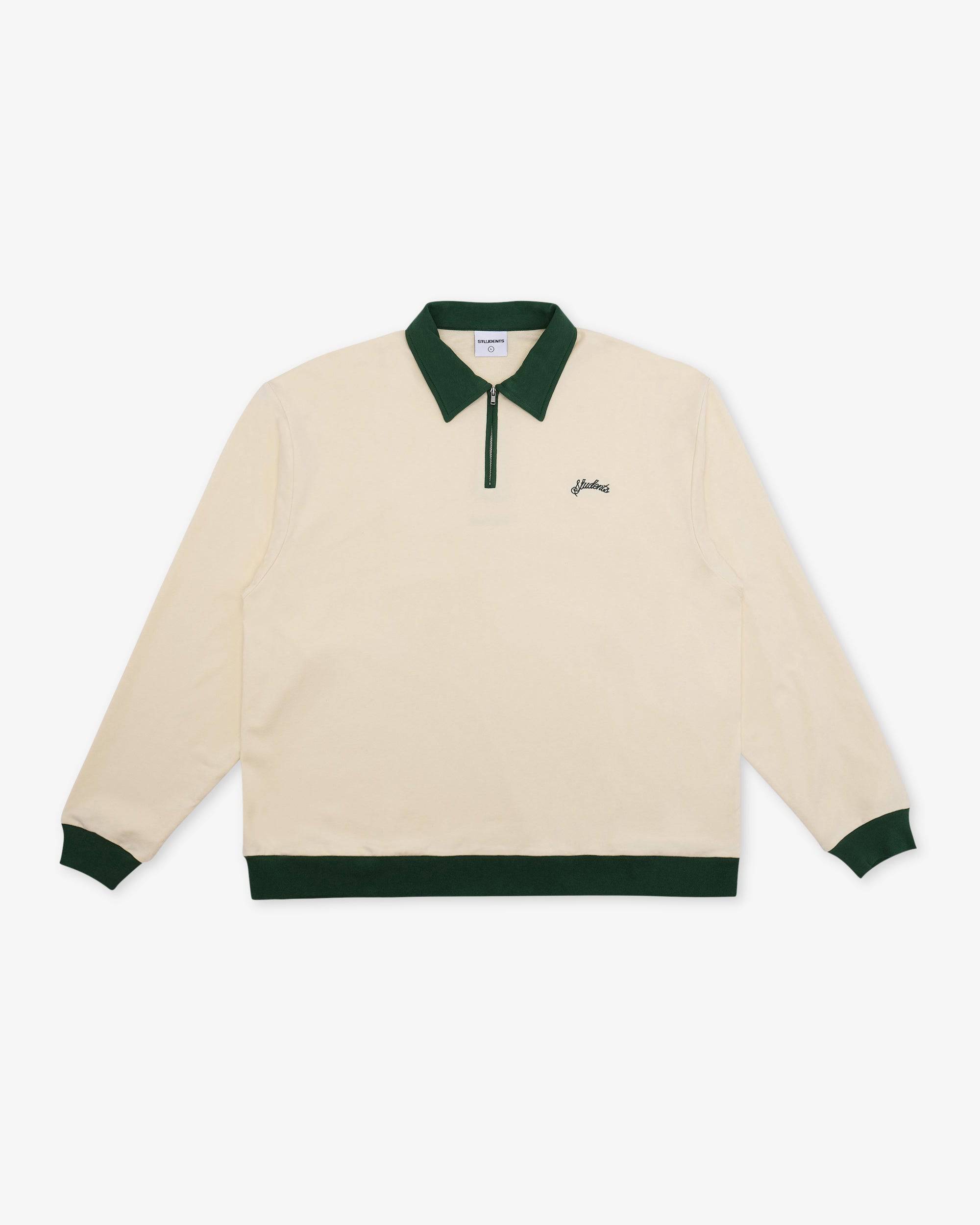 Archibald Polo Shirt in cream - front view