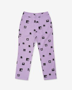 Golf Ball motif Twill Pants