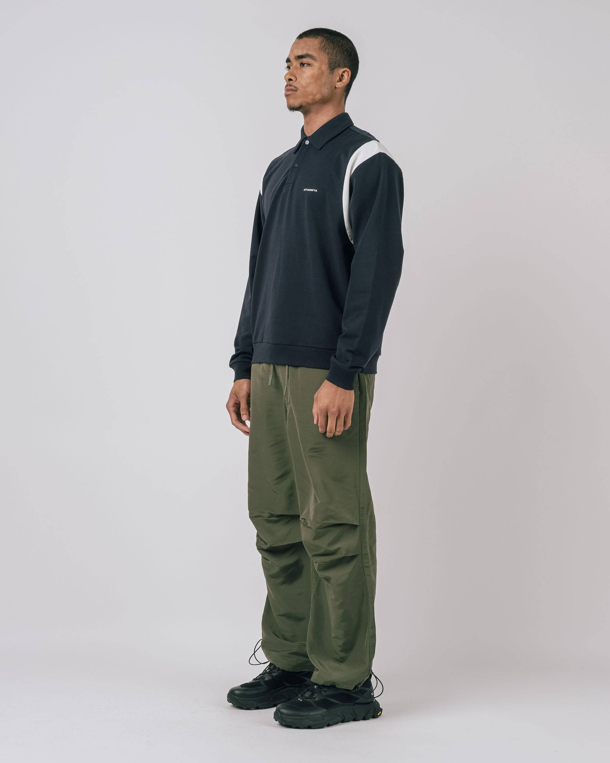 Clive L/S Fleece Polo - Students Golf