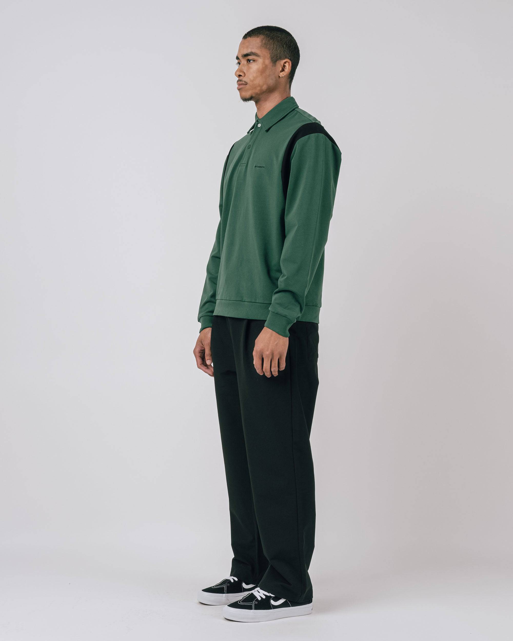Clive L/S Fleece Polo - Students Golf