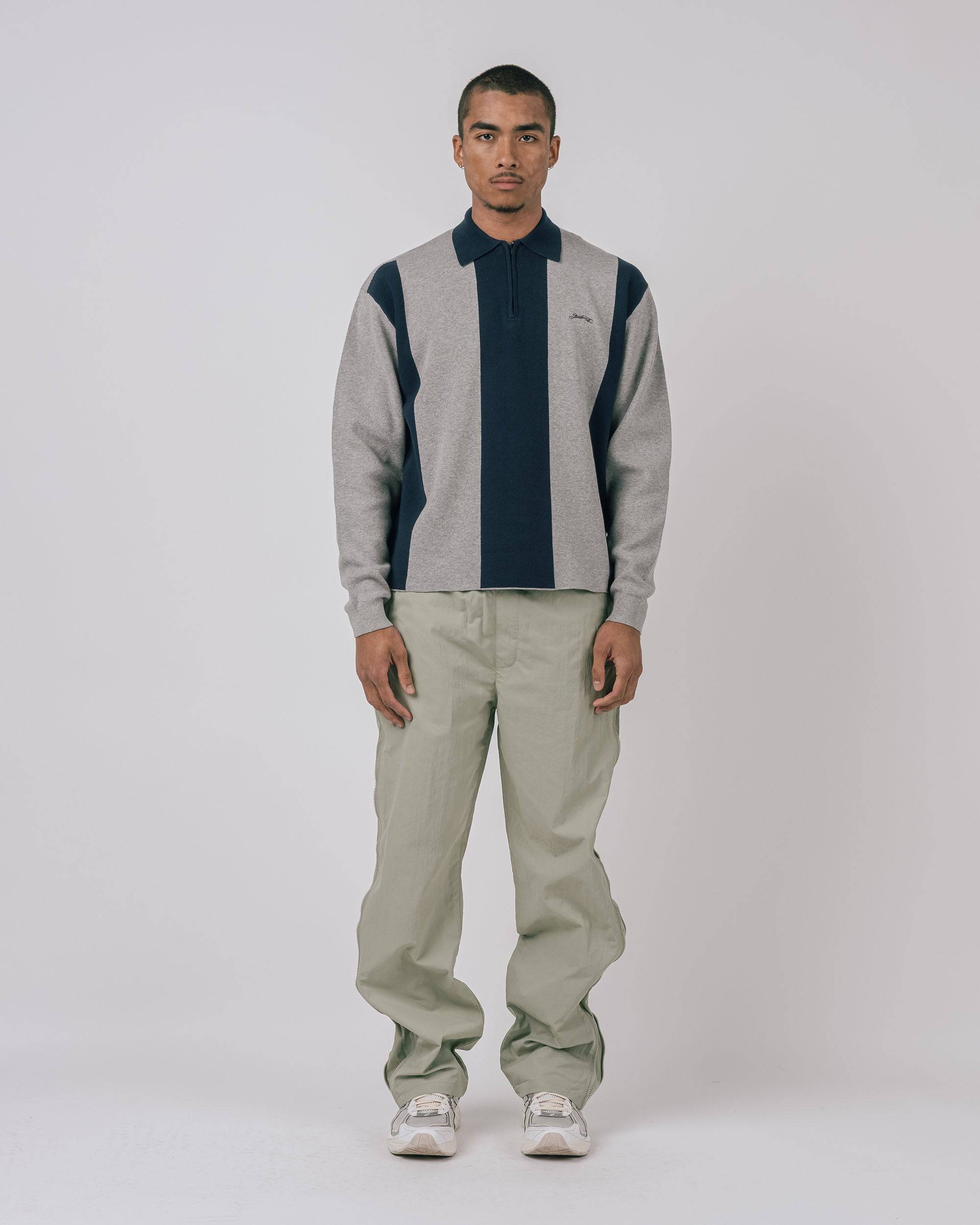 Kenway L/S Knit Polo Sweater - Students Golf