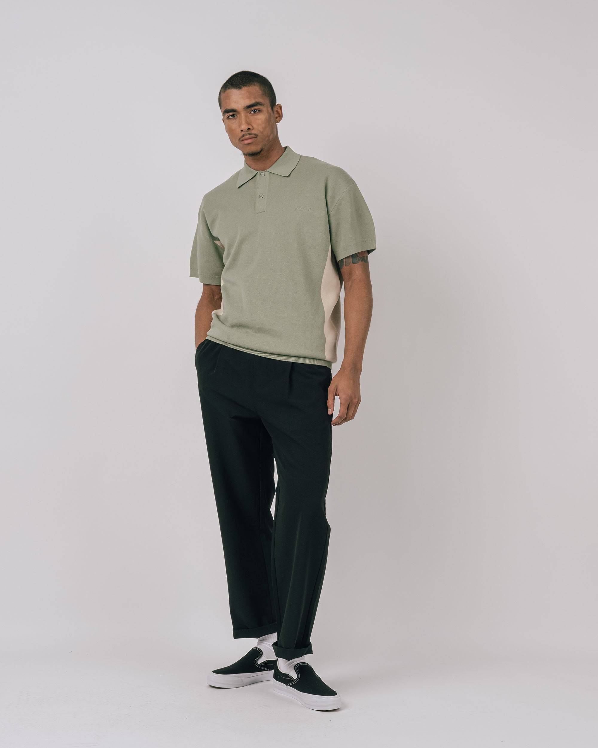 Newton S/S Knit Polo Sweater - Students Golf