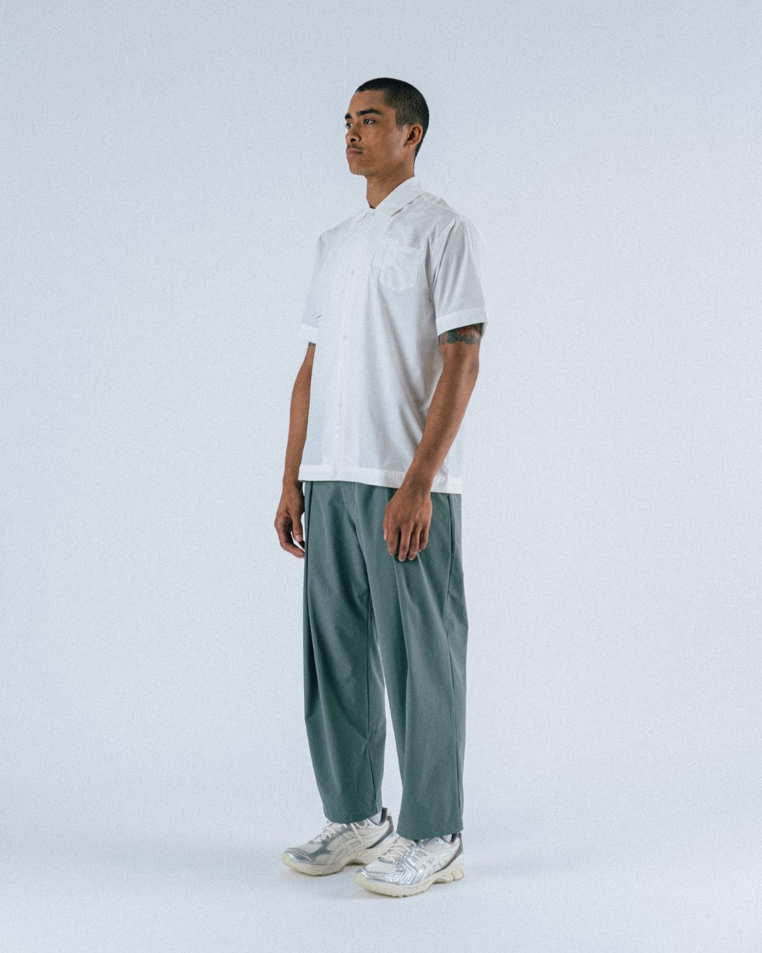 Science Adjustable Pleated Pants