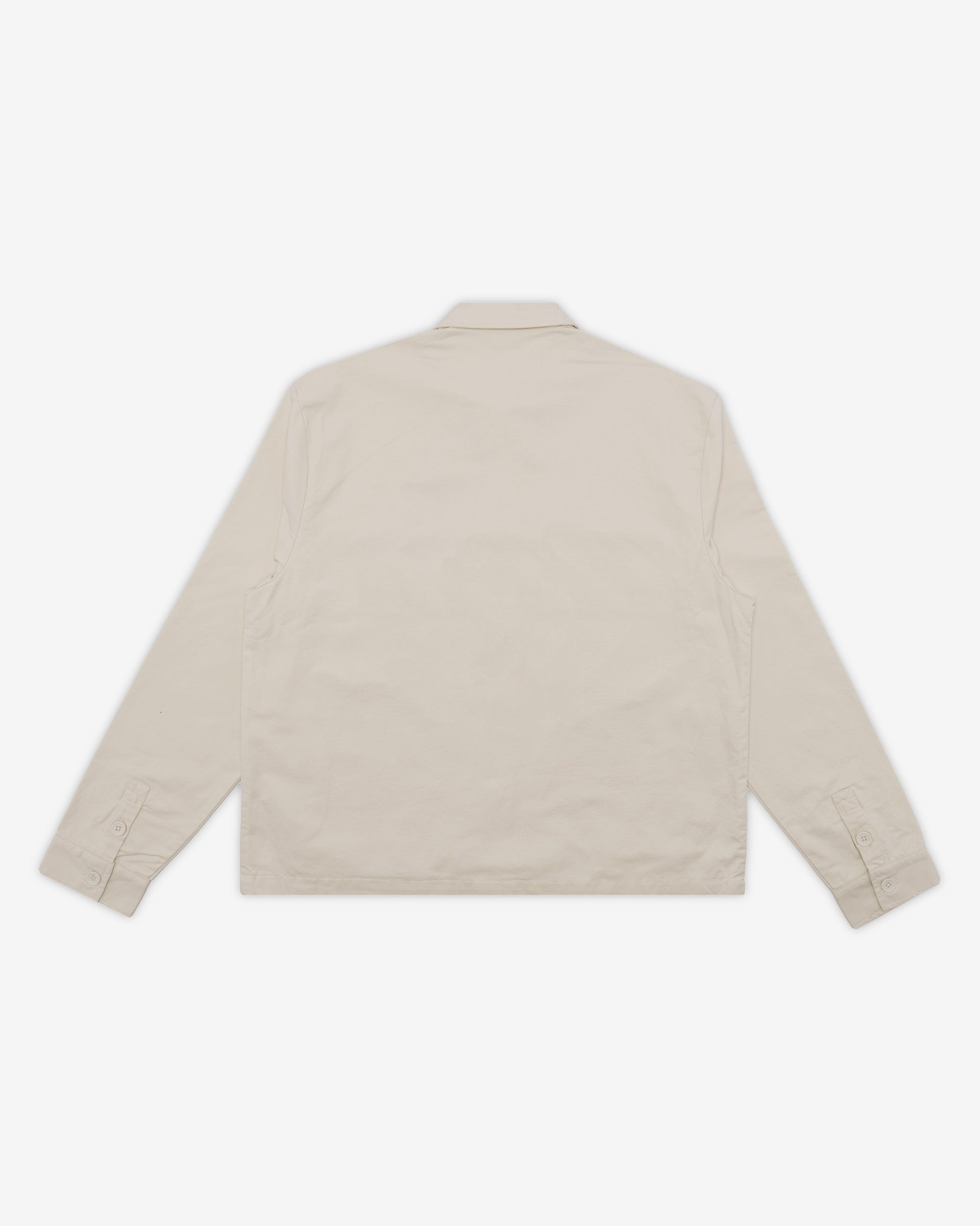 Beige jacket on a white background