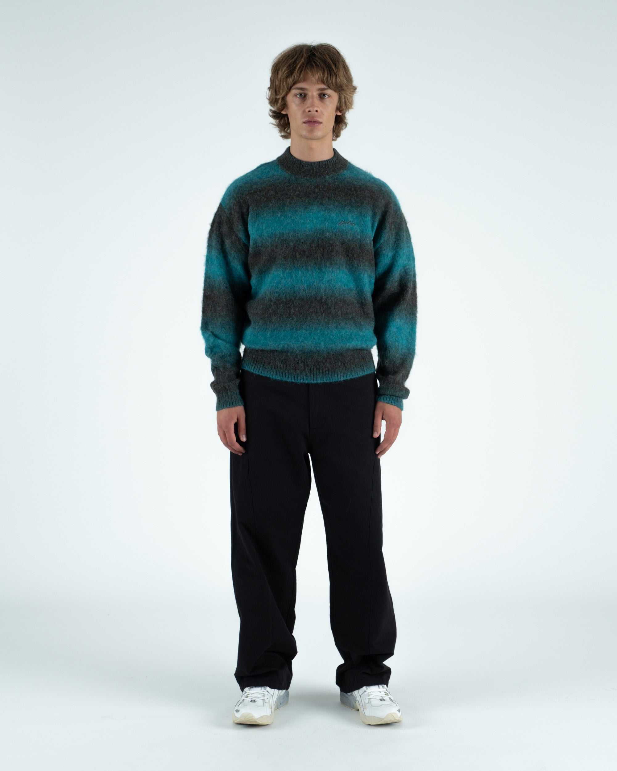 Cole Knit L/S Mockneck Mohair Sweater - Students Golf