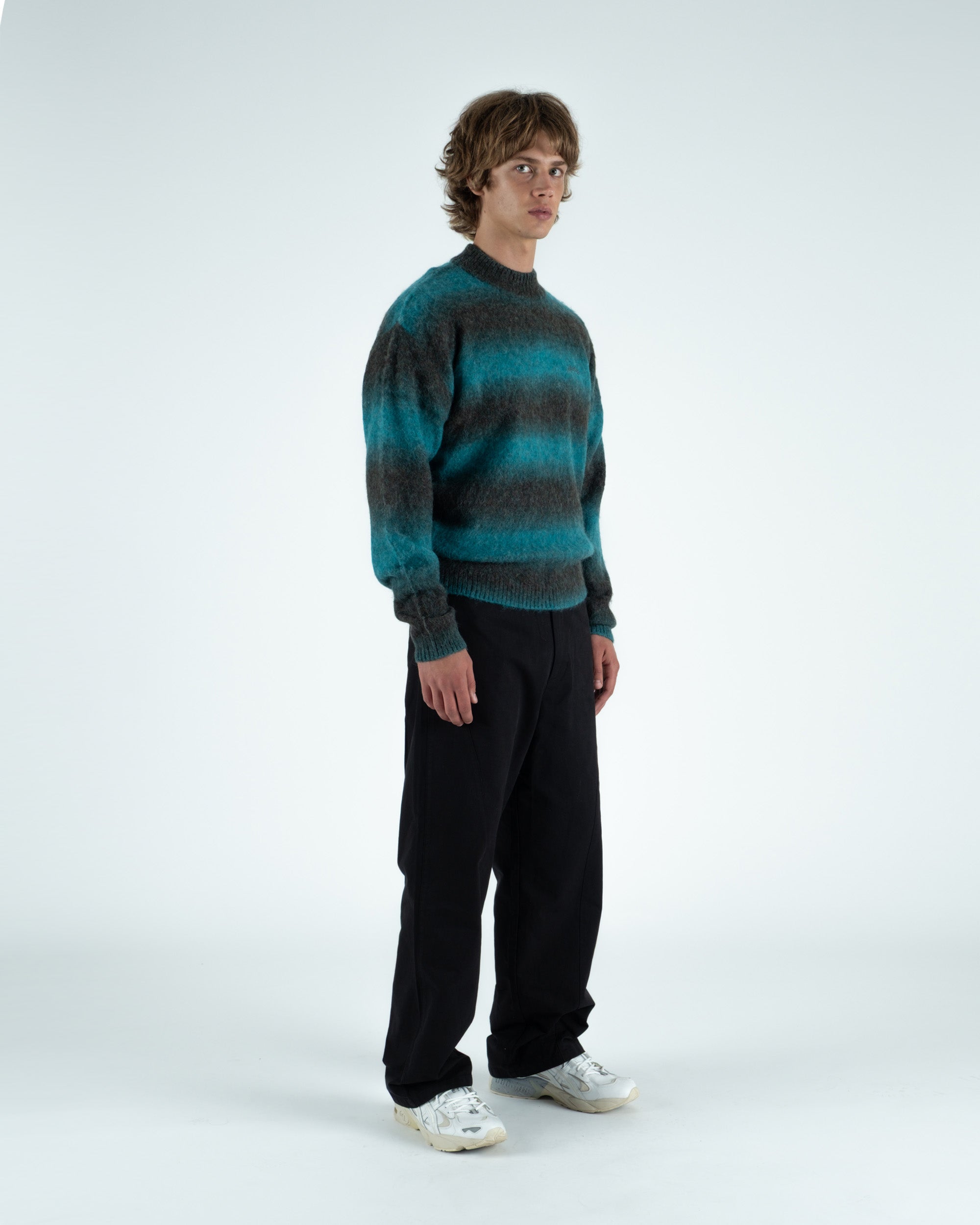 Cole Knit L/S Mockneck Mohair Sweater - Students Golf