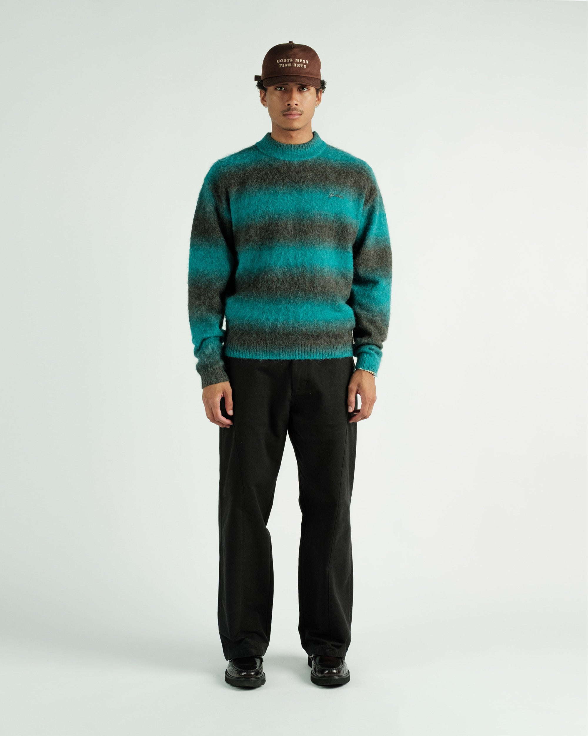 Students Golf - Cole Knit L/S Mockneck Mohair Sweater