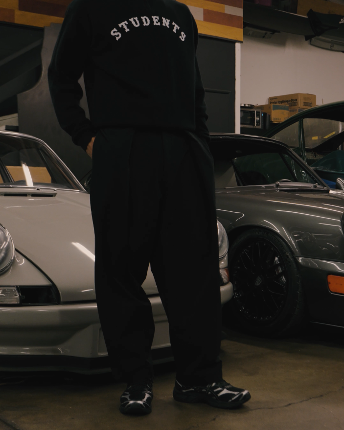 Science Adjustable Pleated Pants