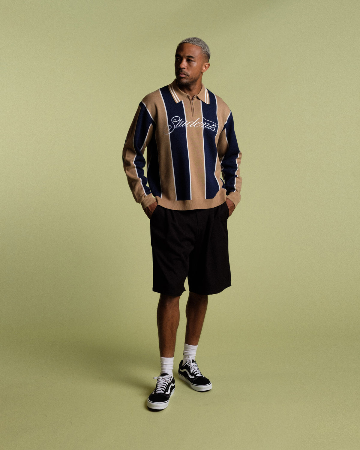 Visalia Knit LS Polo Sweater
